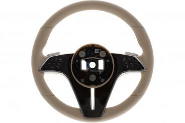 Leather steering wheel 