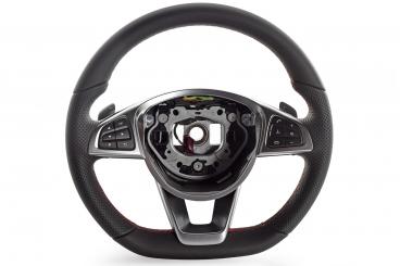 Leather steering wheel 