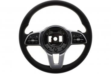 Leather steering wheel 