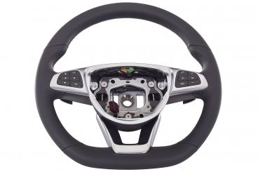 Leather steering wheel 