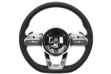 Leather steering wheel 