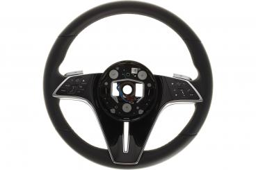 Leather steering wheel 