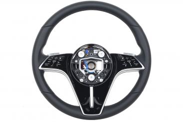 Leather steering wheel 