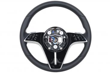 Leather steering wheel 