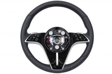 Leather steering wheel 