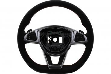 Leather steering wheel 