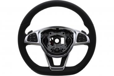 Leather steering wheel 