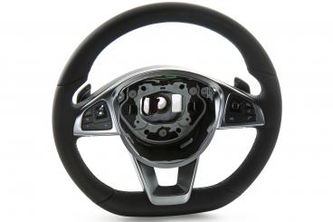 Leather steering wheel 