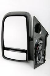 Outside mirror LI electrically adjustable and heated without 