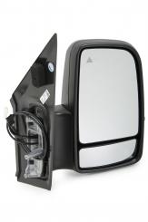 Right electrically adjustable and heated outside mirror with 