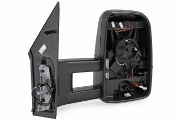 Right electrically adjustable and heated outside mirror with 