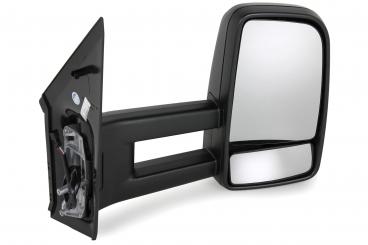 Right electrically adjustable and heated outside mirror with 