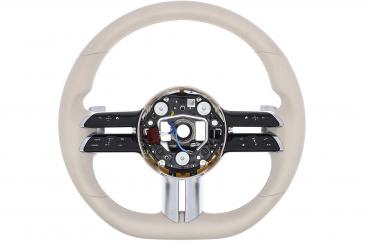 Leather steering wheel 