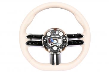 Leather steering wheel 