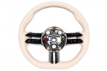 Leather steering wheel 