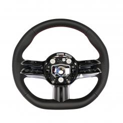Leather steering wheel