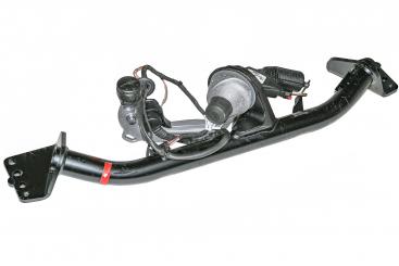 Mechanical swing-away trailer coupling 