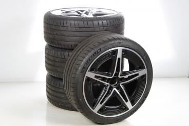 Summer Wheel and Tire Package Alloy 19 Inch with Michelin Tires for CLA 118, CLA ShootingBrake X118, Original Mercedes-AMG