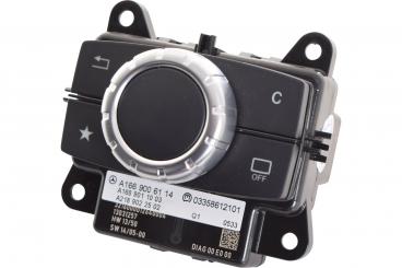 Audio/COMAND pushbutton switch controller switch block 