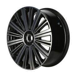 Aluminum rim multi-spoke wheel 