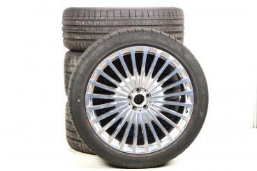 Alloy rims and tires set PIR/P Zero multi-spoke wheel 