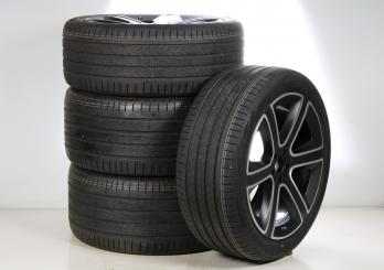 Summer Wheel and Tire Package Alloy 22 Inch with Continental Tires for GLE-Class, GLE-Coupé, GLS-Class 167, Original Mercedes-Benz