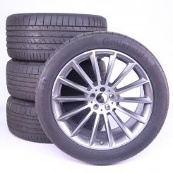 Alloy rims and tires set CONTI/SportContact6 AMG multi-spoke 