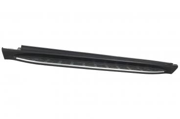 Running board, aluminum look 