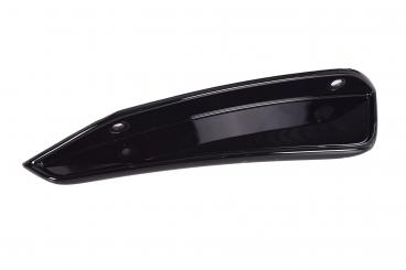 Left upper side spoiler black bumper cover 