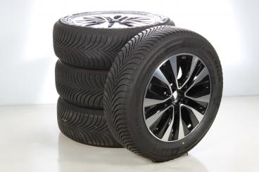 Alloy rims and tires set MICHELIN/Alpin5 5 - wheel drive 