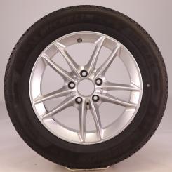 Wheel and tire assembly Alu MICHELIN/Alpin5 5 - double-spoke 