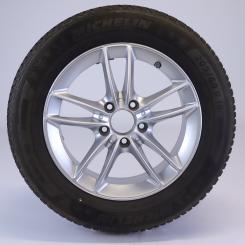 Wheel and tire assembly Alu MICHELIN/Alpin5 5 - double-spoke 