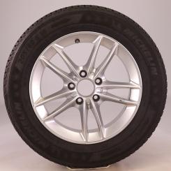 Wheel and tire assembly Alu MICHELIN/Alpin5 5 - double-spoke 
