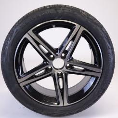 Summer Wheel Package Alloy 18 Inch with Continental Tires for A-Class 177, CLA 118 and other, Original Mercedes-Benz