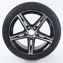 Winter Wheel Package Alloy 18 Inch with Continental Tires for CLA 118, A-Class 177 and other, Original Mercedes-Benz