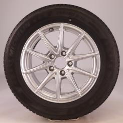 Wheel and tire assembly Alu MICHELIN/Alpin5 5 - double-spoke 
