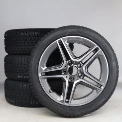 Winter Wheel and Tire Package Alloy 18 inch with Pirelli Tires for CLA 118, A-Class 177 and other, Original Mercedes-AMG 