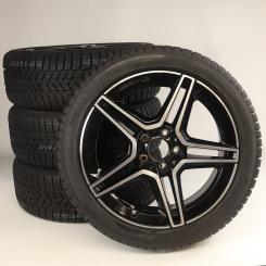 Winter Wheel and Tire Package Alloy 18 inch with Pirelli Tires for CLA 118, A-Class 177 and other, Original Mercedes-AMG