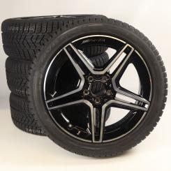 Winter Wheel and Tire Package Alloy 18 inch with Pirelli Tires for CLA 118, A-Class 177 and other, Original Mercedes-AMG