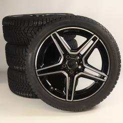 Winter Wheel and Tire Package Alloy 18 inch with Pirelli Tires for CLA 118, A-Class 177 and other, Original Mercedes-AMG