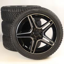 Winter Wheel and Tire Package Alloy 18 inch with Pirelli Tires for CLA 118, A-Class 177 and other, Original Mercedes-AMG