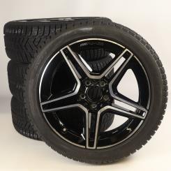 Winter Wheel and Tire Package Alloy 18 Inch with Pirelli Tires for CLA 118, A-Class 177 and other, Original Mercedes-AMG