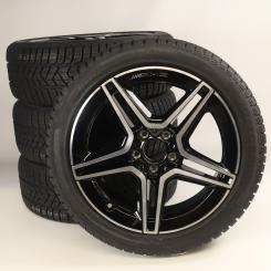 Winter Wheel and Tire Package Alloy 18 Inch with Pirelli Tires for CLA 118, A-Class 177 and other, Original Mercedes-AMG