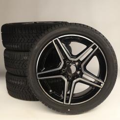 Winter Wheel and Tire Package Alloy 18 Inch with Pirelli Tires for CLA 118, A-Class 177 and other, Original Mercedes-AMG