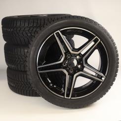 Winter Wheel and Tire Package Alloy 18 Inch with Pirelli Tires for CLA 118, A-Class 177 and other, Original Mercedes-AMG