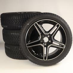 Winter Wheel and Tire Package Alloy 18 Inch with Pirelli Tires for CLA 118, A-Class 177 and other, Original Mercedes-AMG