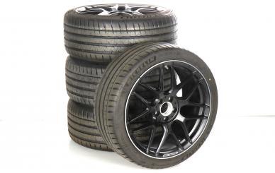 Alloy rims and tires set MICHELIN/PilotSportS4 AMG forged wh 