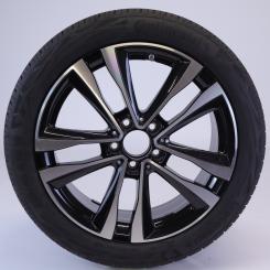 Aluminum wheel and tire assembly CONTI/EcoContact 6 5 - DOUBLE-SPOKE WHEEL 