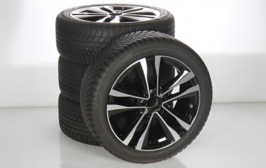 Winter Wheel and Tire Package Alloy 18 Inch with Bridgestone Tires for CLA 118, A-Class 177 and other, Original Mercedes-Benz