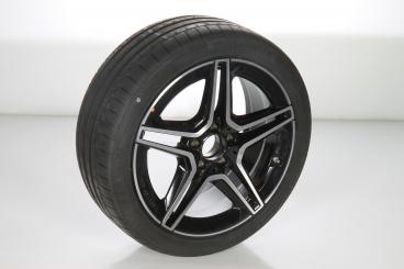 Wheel and tire assembly aluminum MICHELIN/PilotAlpin5 AMG 5 